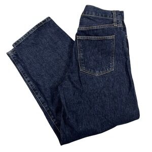 Agolde Balloon Jeans Women 28x29 Dark Indigo High Rise Tapered Barrel Leg